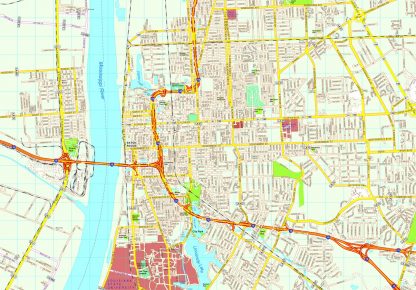 Baton Rouge map