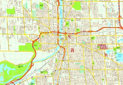 Grand rapids map