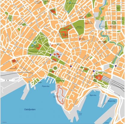 oslo vector map