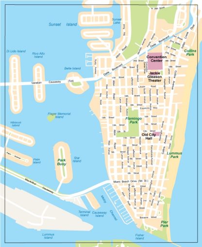 Miami map