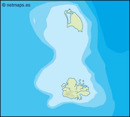 antigua and barbuda illustrator map