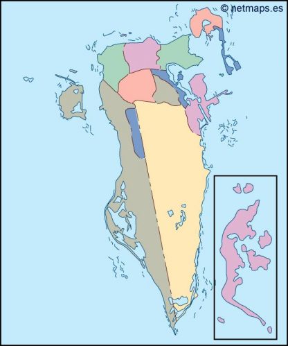 bahrain blind map