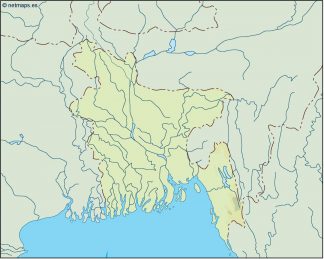 bangladesh illustrator map