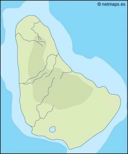 barbados illustrator map