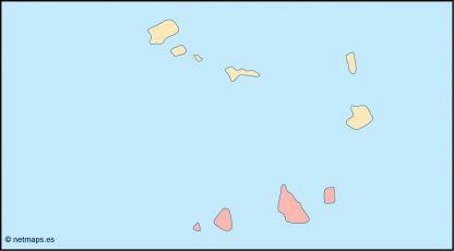 cape verde blind map