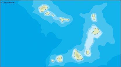 cape verde illustrator map