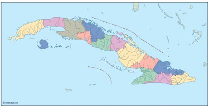 cuba blind map