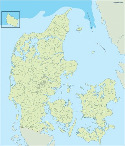 denmark illustrator map