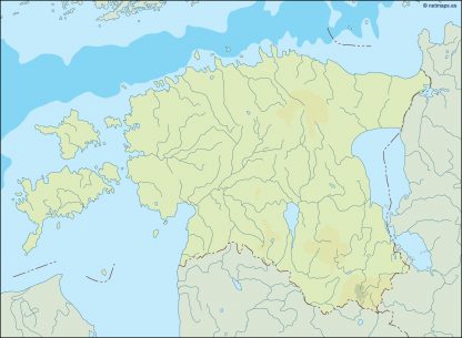 estonia illustrator map