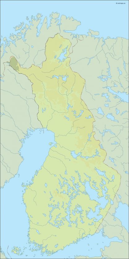 finland illustrator map