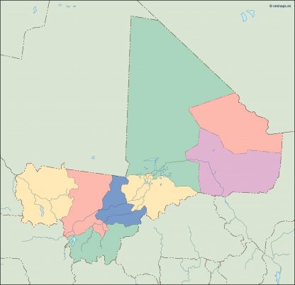 mali blind map