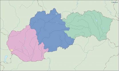 slovakia blind map