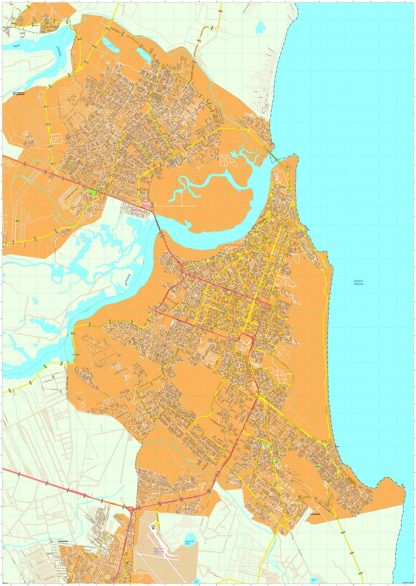 Natal vector map