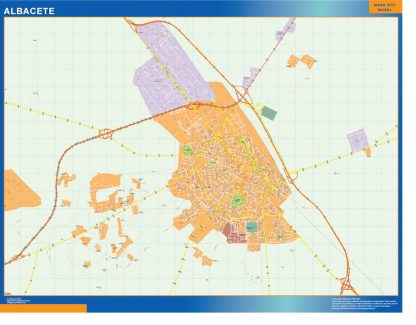 mapa vectorial albacete