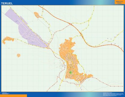 mapa vectorial teruel