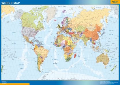 world wall wall map