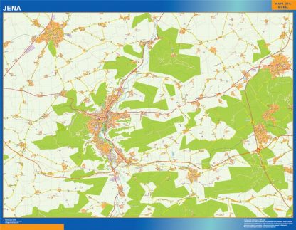 jena wall map