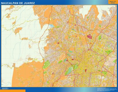 mapa Naucalpan de Juarez