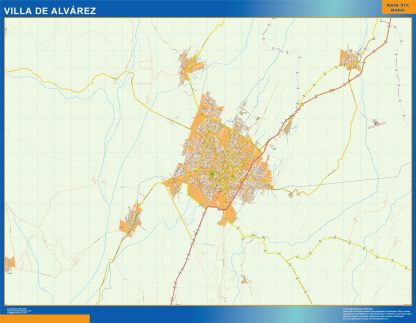 mapa Villa de Alvarez