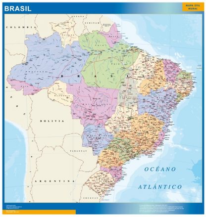 brazil vinyl sticker maps