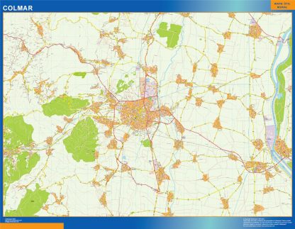 colmar carte magnetique