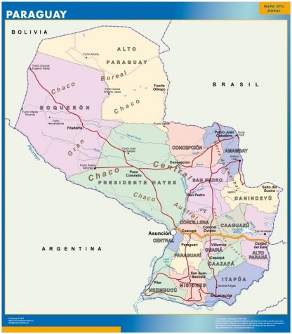 magnetic map paraguay