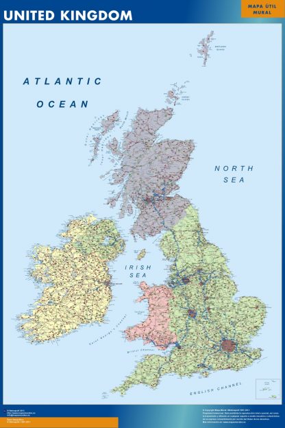 magnetic map united kingdom