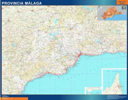 mapa provincia malaga magnetico