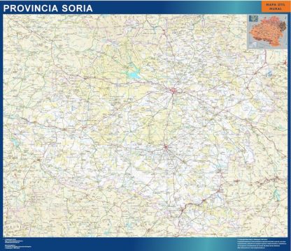 mapa provincia soria magnetico