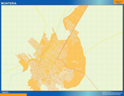 Mapa Monteria