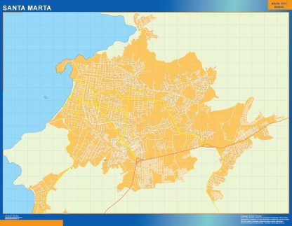 Mapa Santa Marta