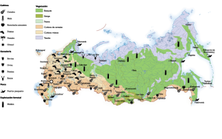 Russia Land Use map