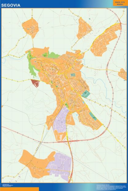 Segovia Mapa Vinilo